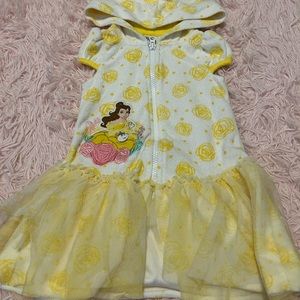 Disney Belle terry swim coverup